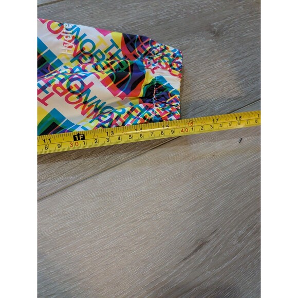The North Face Hydrenaline Graphic Print Wind Rain Jacket Hooded Youth M 10-12 - Picture 7 of 10